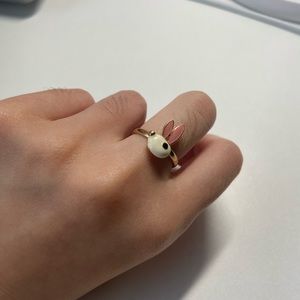 Cute Rabbit Adjustable Ring